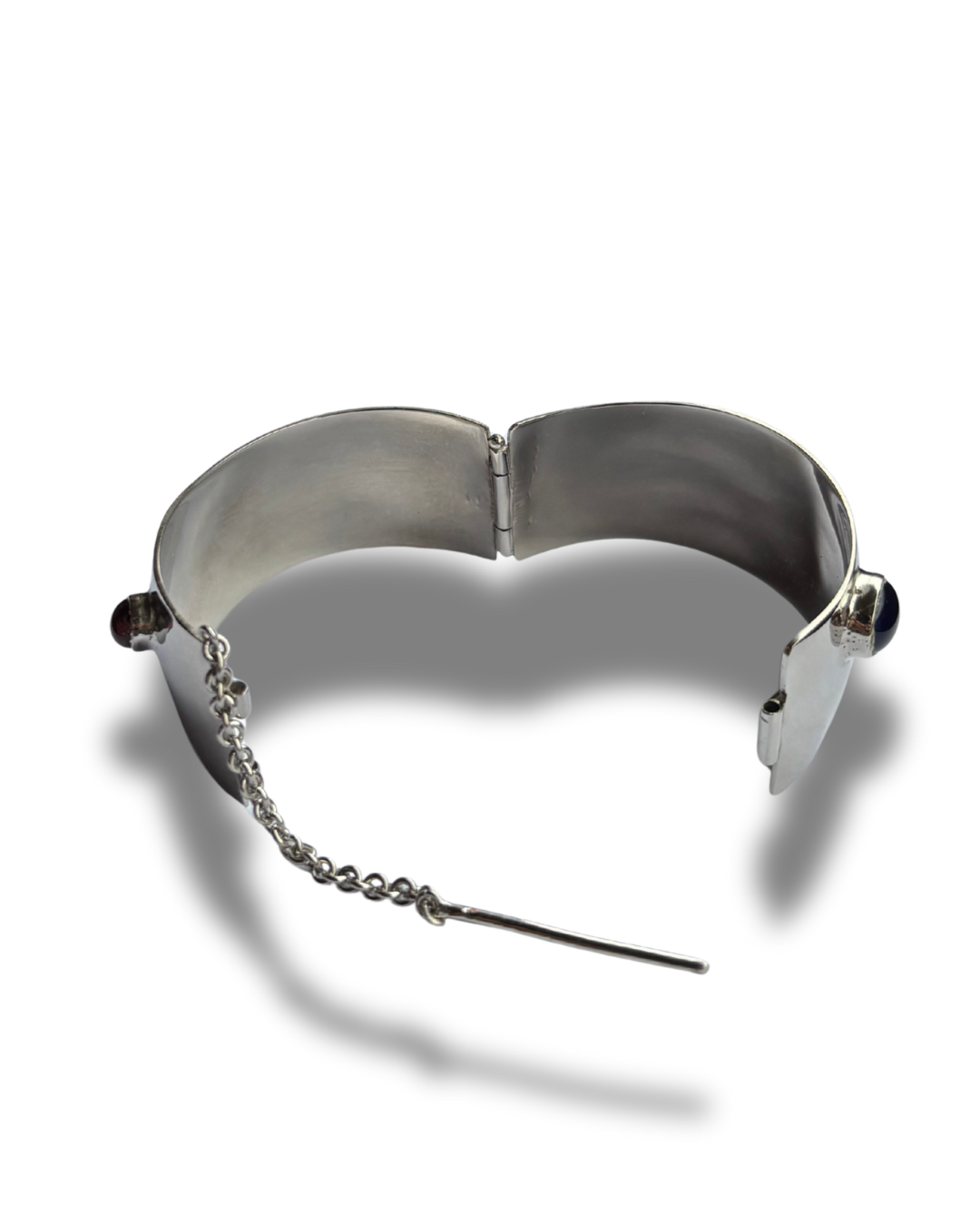 Silver-plated Bracelet with Glassbeads