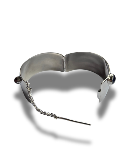 Silver-plated Bracelet with Glassbeads