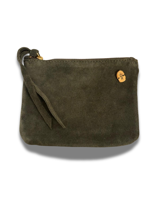 Kenyan Handcrafted 100% Suede Pouch